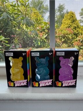 NWT Gummy Bear Squish Toys Set of 3